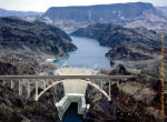 Hoover dam and Canyon bridge
