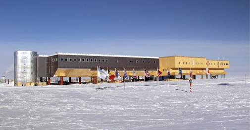 Amundsen-Scott South Pole Station. Credit: NSF/USAP