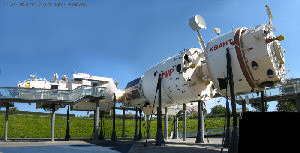 Mir space station at the Cit de l'Espace, Toulouse.