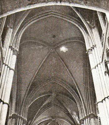 Vaulting net at Reims cathedral