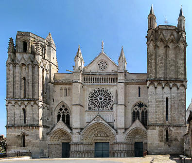 West front, Poitiers cathedral