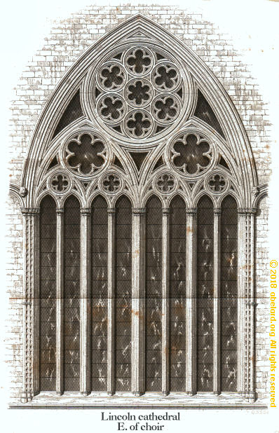 Eight-lancet (light) window, Lincoln cathedral