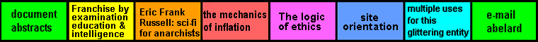 navigation bar ( eight equal segments) on  'Profession by Isaac Asimov' page