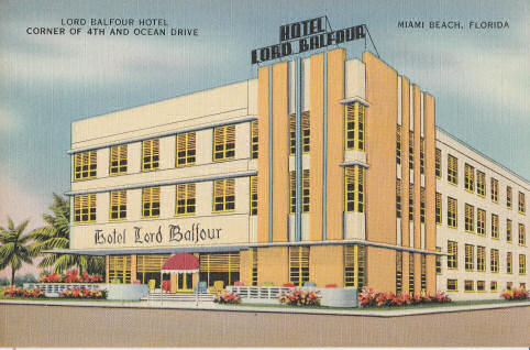 Hotel Lord Balfour, Miami Beach Florda