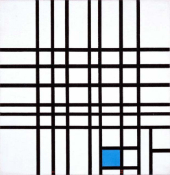 Piet Mondrian - Composition No. 12 with Blue (1936 - 1942 )