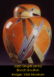 Jazz ginger jar by Eric Boulton. Image: V&A Museum