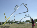 The installation at the Pyrenees aire, A64