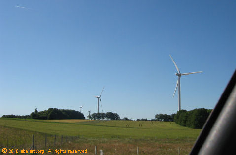 Windmills beside th A83