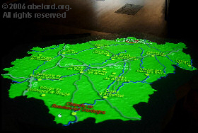 interactive map of the Departement of Correze