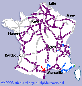Motorways/autoroutes of France
