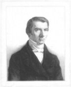 Portrait o Frederic Bastiat, engraving