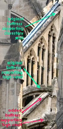 Double buttressing at Amiens 