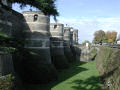 Angers chateau and moat