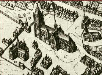 From Blaeu's City atlas, 1649-1651, illustration 
        dated 1651 