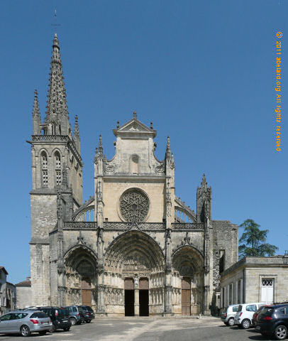 Bazas cathedral, west facade
