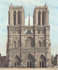 Gothic cathedral (Notre-Dame, Paris)