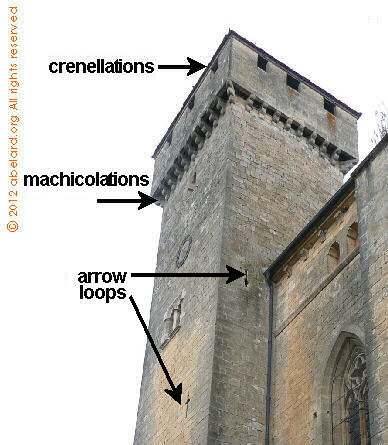 Fortified church in Perigord