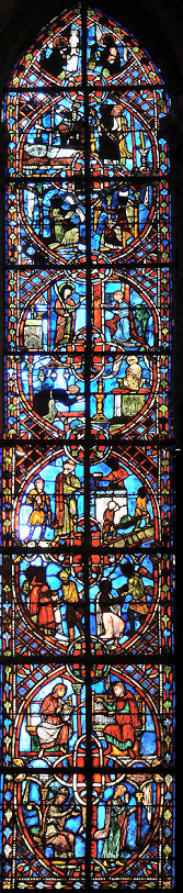 thirteen century glass at Beauvais cathedral