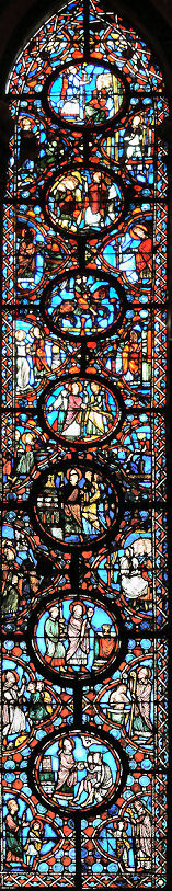 thirteen century glass at Beauvais cathedral
