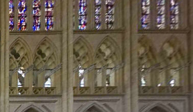 Part of the tribune level at Troyes cathedral