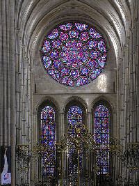 East rose window at Laon cathedral
