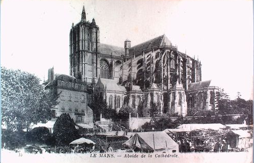 Le Mans catherdal, view of apse