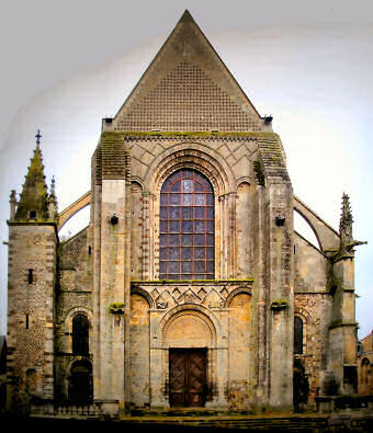 West facade of la Cathédrale St-Julien du Mans