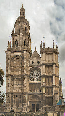 West facade, La cathédrale Notre-Dame d'Evreux