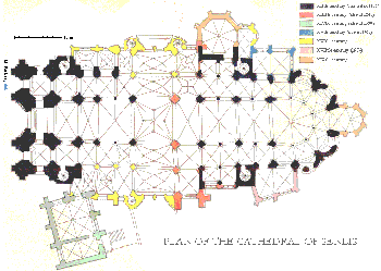 senlis cathedral plan
