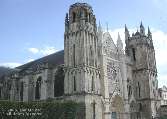 exterior of Poitiers cathedral