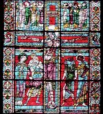 middle section of East window at Poitiers