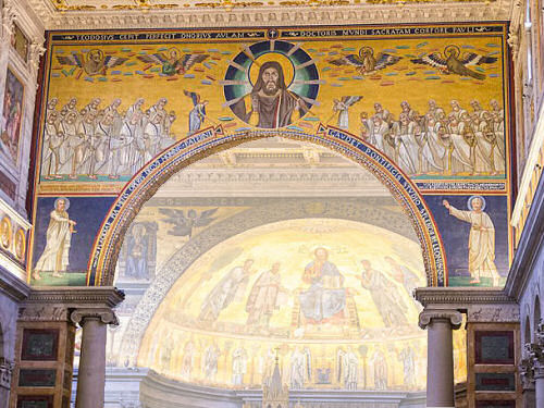 diaphram arch, Basilica of Saint Paul Outside the Walls, Rome