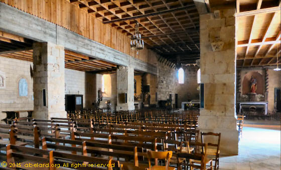 Saint-Loubouyer church, interior view