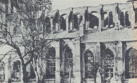 South side of the nave, 1918
