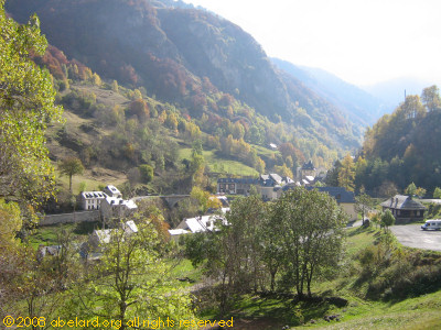 Looking down the Cauterets valley