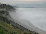 The Basque coast, looking south towards the Spanish north coast 