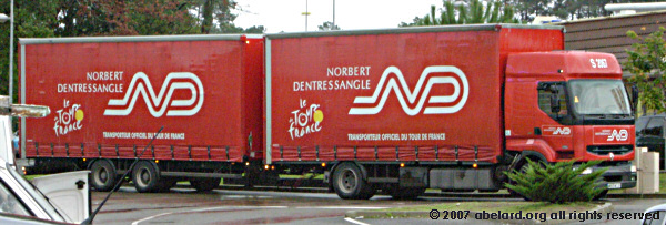 Tour de France double Norbert Dentressangle truck - worth at least 4 points per truck!