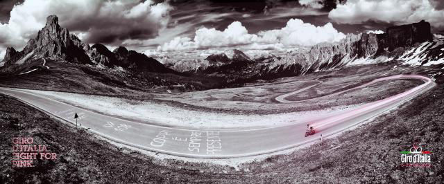 2012 Giro poster, using original photo by Jered Gruber