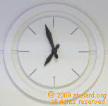 Clock with no numerals